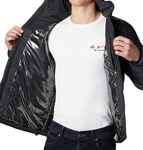Columbia Mens, Voodoo Falls 590 TurboDown Hooded Jacket, Black, X-Large