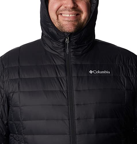 Columbia Mens, Voodoo Falls 590 TurboDown Hooded Jacket, Black, X-Large