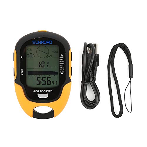 GPS Navigation Tracker Portable Handheld Digital Navigation Altitude Meter Temperature IPX4 Grade Waterproof