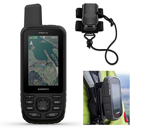 Garmin GPSMAP 66s Hiking GPS Bundle | +Garmin GPS Backpack Tether | Multisatellite & Sensors | Military Hiking Handheld