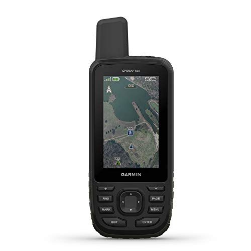 Garmin GPSMAP 66s, Rugged Multisatellite Handheld with Sensors, 3" Color Display