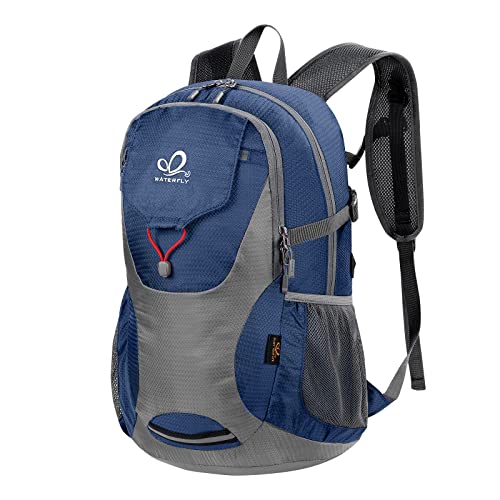 WATERFLY Lightweight Packable Hiking Backpack： Foldable Travel Daypack Ultralight Camping Day Pack for Woman Man