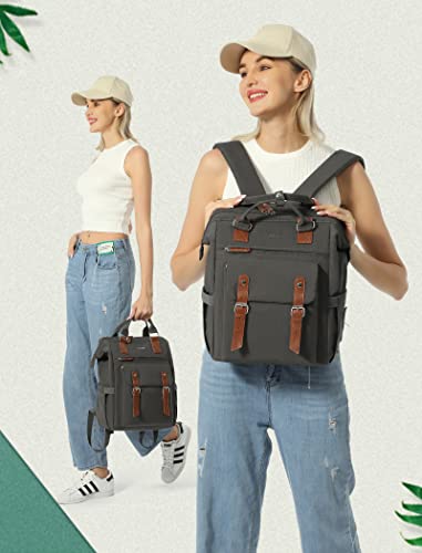 LOVEVOOK Laptop Backpack for Women, Teacher Nurse Bag Work Travel Computer Backpacks Purse,College School Student Bookbag