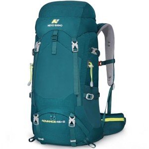 N NEVO RHINO Internal Frame Hiking Backpack 40/50/60/65/80L, Mountain Climbing Camping Backpack Daypack Waterproof Rain Cover