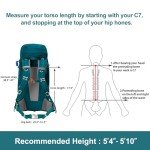 N NEVO RHINO Internal Frame Hiking Backpack 40/50/60/65/80L, Mountain Climbing Camping Backpack Daypack Waterproof Rain Cover