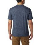 Columbia Men's Thistletown Park Crew Short Sleeve Tee, Medium - Nocturnal Heather