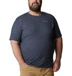 Columbia Men's Thistletown Park Crew Short Sleeve Tee, Medium - Nocturnal Heather