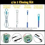 WACOOL 2L 2Liter 70oz BPA Free PEVA Hydration Pack Bladder Leak-Proof Water Reservoir (Hydration Bladder with Cleaning Kit)