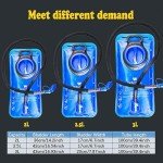 WACOOL 2L 2Liter 70oz BPA Free PEVA Hydration Pack Bladder Leak-Proof Water Reservoir (Hydration Bladder with Cleaning Kit)