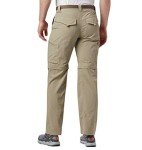 Columbia Mens RidgeÂ™ Silver Ridge Convertible Pant, Tusk, 38W x 36L US