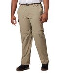 Columbia Mens RidgeÂ™ Silver Ridge Convertible Pant, Tusk, 38W x 36L US