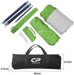 CAMPROS CP Tent 3 Person Camping Tents, Waterproof Windproof Backpacking Tent with Top Rainfly, Easy Set up Small Lightweight Dome Tents, Hiking Beach Outdoor with 3 Windows - Green