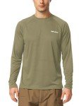BALEAF Men's Long Sleeve Shirts Lightweight UPF 50+ Sun Protection SPF T-Shirts Fishing Rash Guard Running Slate Green Size L