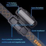 COSOOS LED Headlamp Flashlight with Carrying Case, Head Lamp,Waterproof Running Headlamp,Bright Headlight for Adults,Kids,Camping,Jogging,Reading,Runner,Only 1.6oz/48g(NO AA Battery)