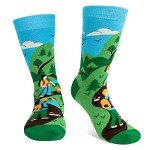 I'd Rather Be - Funny Socks Novelty Gift For Men, Women and Teens (Hiking) One Size