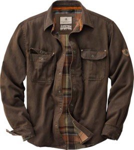 Legendary Whitetails Men's Standard Journeyman Shirt Jacket, Tobacco, X-Large