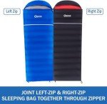 QEZER Down Sleeping Bag for Adults 0 Degree 600 Fill Power Cold Weather Sleeping Bag Ultralight Sleeping Bag with Compression Sack for Backpacking, Hiking, Camping