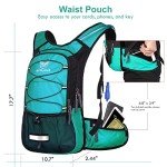 Mothybot Hydration Pack, Insulated Hydration Backpack with 2L BPA Free Water Bladder and Storage, Hiking Backpack for Men, Women, Kids for Running, Cycling, Camping - Keep Liquid Cool up to 5 Hours