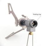 BRS Outdoor BRS-3000T Ultra-Light Titanium Alloy Miniature Portable Picnic Camping Gas Cooking Stove Portable Ultralight Burner Only 25 Gram