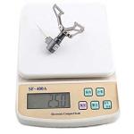 BRS Outdoor BRS-3000T Ultra-Light Titanium Alloy Miniature Portable Picnic Camping Gas Cooking Stove Portable Ultralight Burner Only 25 Gram