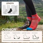 innotree 5 Pack Women's Cushioned Hiking Walking Running Socks, Crew Ankle Socks