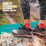 innotree 5 Pack Women's Cushioned Hiking Walking Running Socks, Crew Ankle Socks
