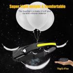 Rechargeable LED Headlamp 2-Pack with Motion Sensor