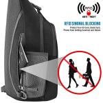 G4Free RFID Blocking Crossbody Sling Bag for Hiking
