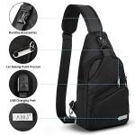 AMJ Crossbody Sling Bag for Hiking and Travel