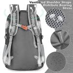 ZOMAKE 30L Lightweight Water Resistant Hiking Backpack