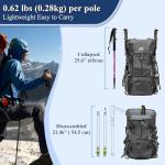 TheFitLife Ultralight Trekking Poles - 2 Pack