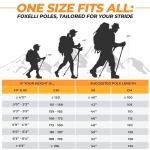 Foxelli Lightweight Carbon Fiber Trekking Poles