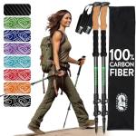 Hiker Hunger Collapsible Carbon Fiber Trekking Poles