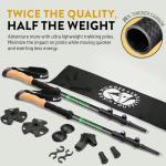 Hiker Hunger Collapsible Carbon Fiber Trekking Poles