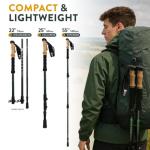 Hiker Hunger Collapsible Carbon Fiber Trekking Poles