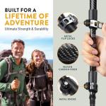 Hiker Hunger Collapsible Carbon Fiber Trekking Poles