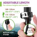 TREKOLOGY Trek-Z Collapsible Hiking Poles Set