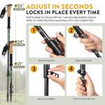 Hiker Hunger Collapsible Carbon Fiber Trekking Poles