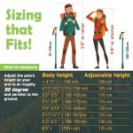 TREKOLOGY Trek-Z Collapsible Hiking Poles Set