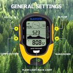 Waterproof Altimeter GPS Watch with Compass and Pedometer