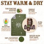 Tough Thermal Mylar Emergency Blankets – 4-Pack