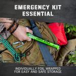 Bright Green Emergency Glow Sticks for Outdoor Adventures