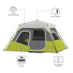 CORE Instant Cabin Tent for 6 | Easy Pop-Up Setup