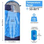Oaskys 3-Season Waterproof Camping Sleeping Bag