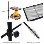 REDCAMP Heavy Duty Swivel Campfire Grill