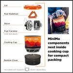 Jetboil MiniMo Backpacking Stove with Heat Control