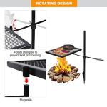 REDCAMP Heavy Duty Swivel Campfire Grill
