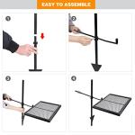 REDCAMP Heavy Duty Swivel Campfire Grill