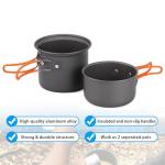 Odoland 6-Piece Lightweight Camping Cookware Set