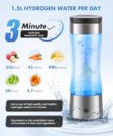 Hydrogen Water Bottle Ionizer for Active Lifestyles